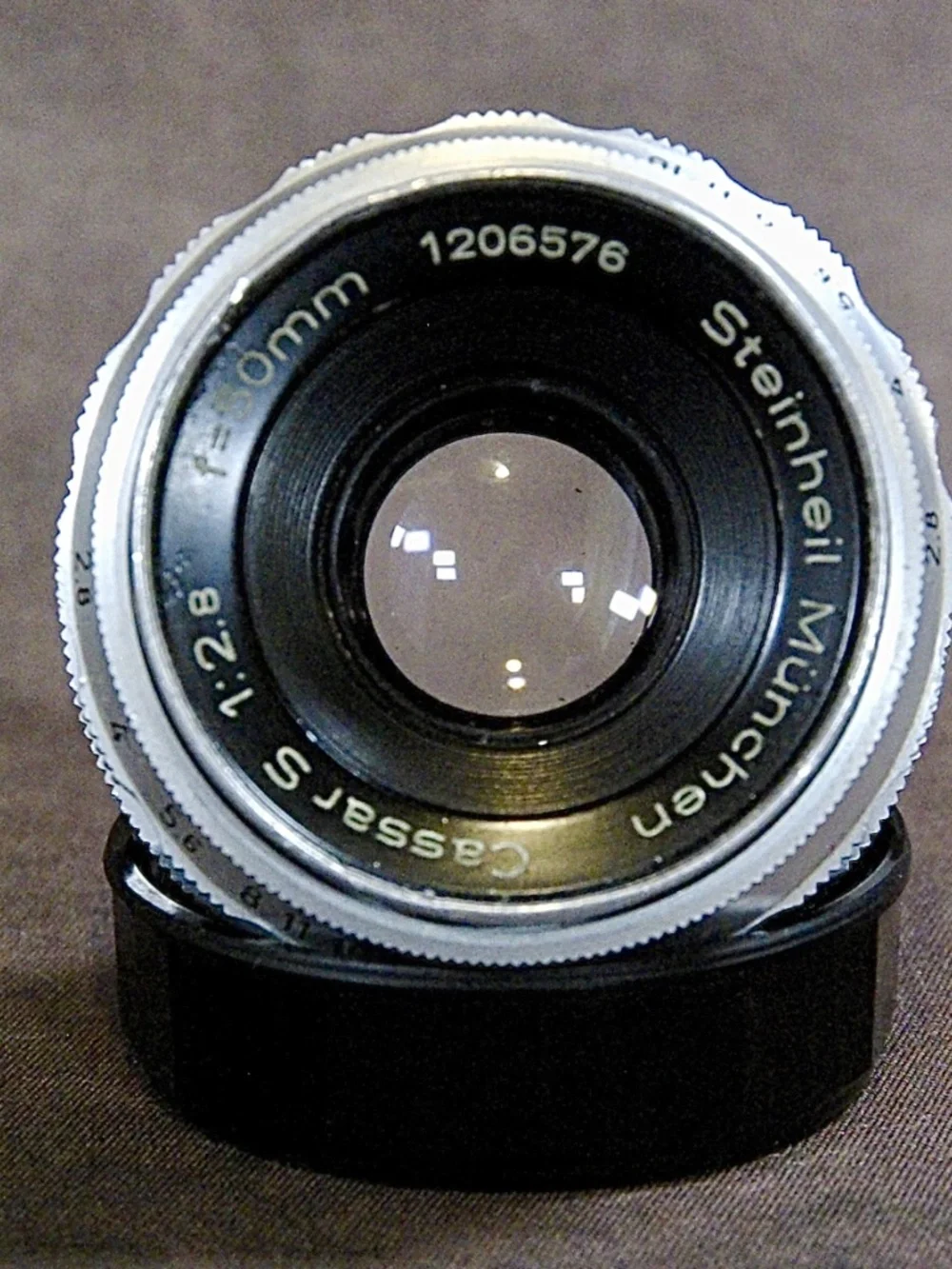Vintage Steinheil Munchen Cassar S 50mm f/2.8 - from 1954